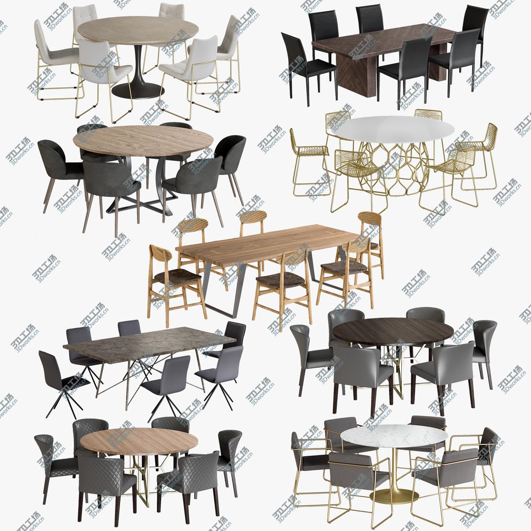 images/goods_img/202104094/Dining Tables Chairs Collection 4 3D/1.jpg
